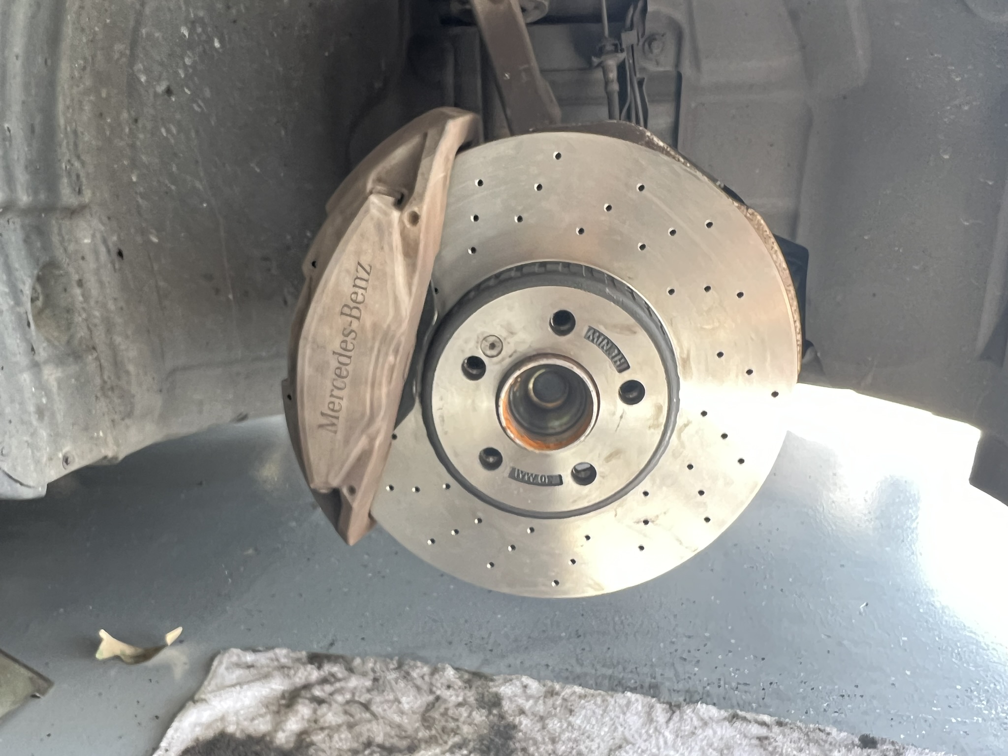 Brake discs replacement