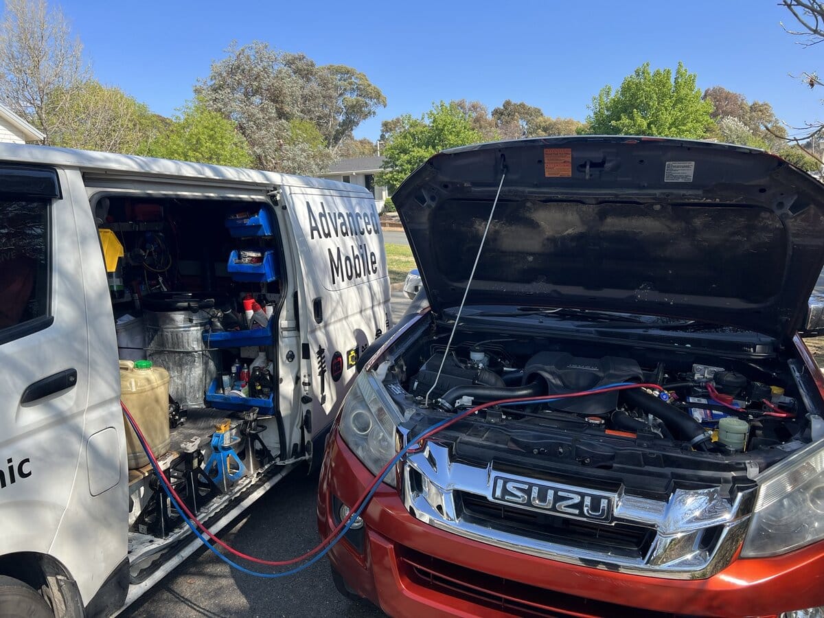 Isuzu D-MAX diesel 4WD service Canberra – mobile mechanic